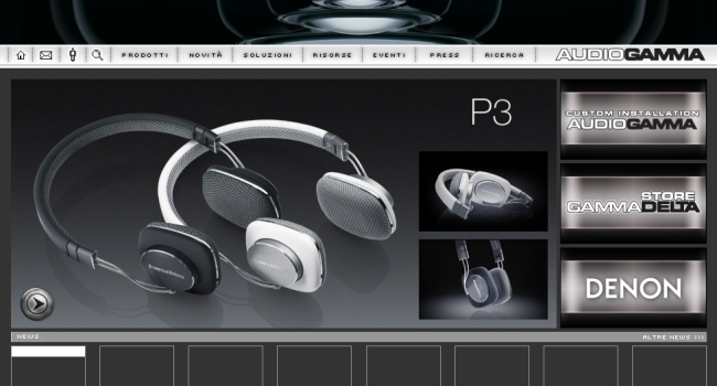 Nuovo sito Audiogamma s.p.a.