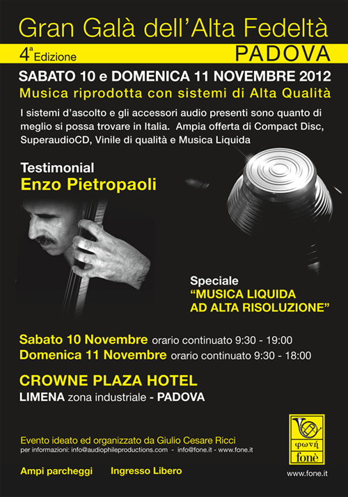 Gran galà alta fedeltà Padova