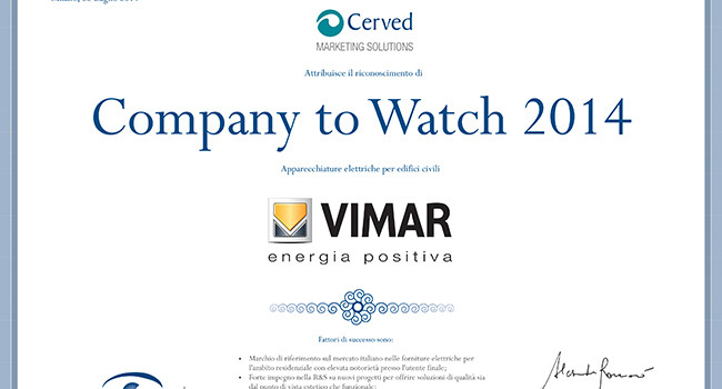 A Vimar il Company to Watch 2014