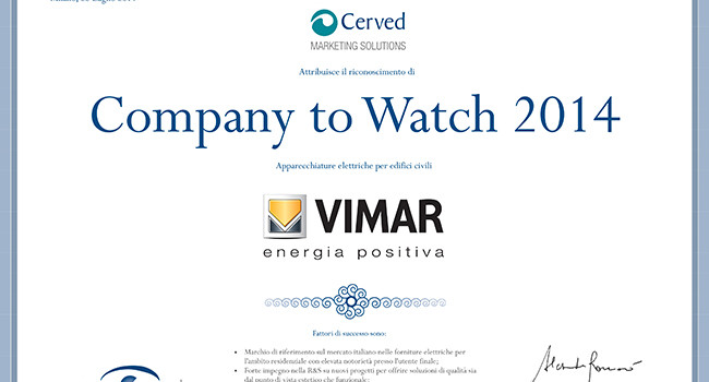 A Vimar il Company to Watch 2014