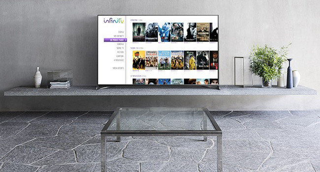 Infinity arriva sui TV Panasonic
