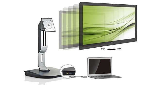 Philips Monitor Stand, il vero hub della connettività