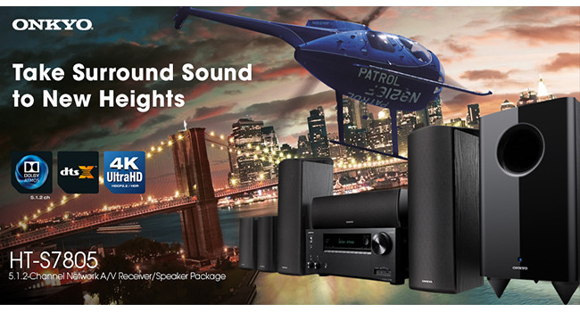 Più emozioni con un vero sistema HT: Onkyo HT-S7805, il surround multidimensionale è qui