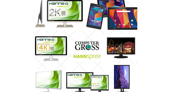 A Computer Gross la distribuzione di Hannspree