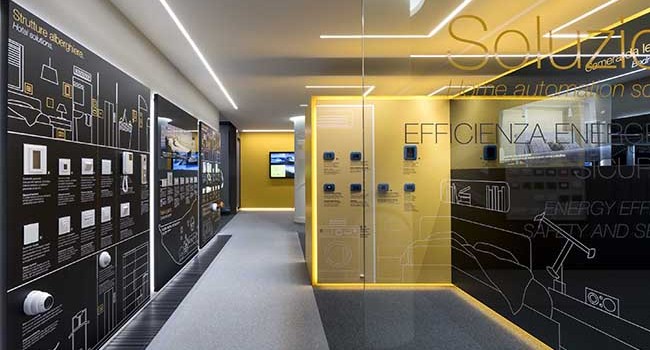 Energia positiva nella nuova showroom Vimar