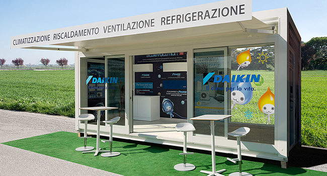 Con gli showroom mobili Daikin porta a spasso le novità