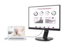 Ergonomia e massima regolabilità per il monitor Philips con docking USB
