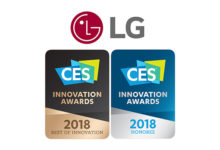 LG si aggiudica numerosi CES Innovation Award 2018