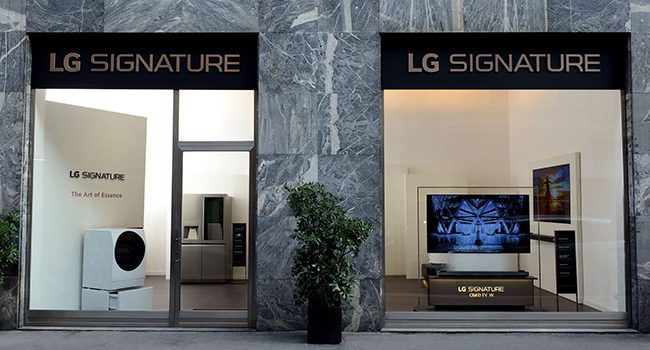 LG Signature store: in centro a Milano la collezione esclusiva