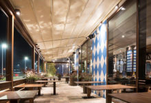 La pergola KE Gennius A2 Compact scelta dalla Birreria Löwengrube