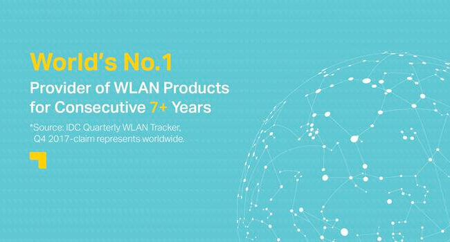 TP-Link® è ancora il numero 1 al mondo nel mercato WLAN