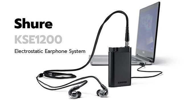 Shure presenta i nuovi auricolari elettrostatici KSE1200