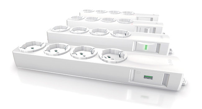 Prese mobili multiple 1200 Professional di Vimar, un look sicuro per casa e ufficio