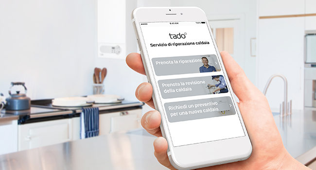 La manutenzione del boiler diventa smart con i servizi tado°