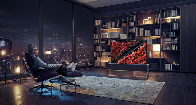 La nuova generazione di TV LG OLED diventa arrotolabile