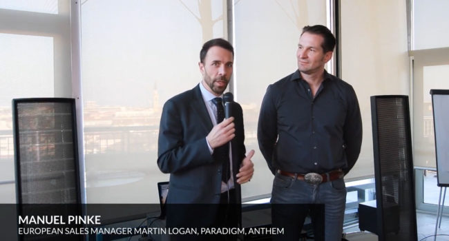 Audiogamma – Presentazione prodotti Martin Logan e Anthem
