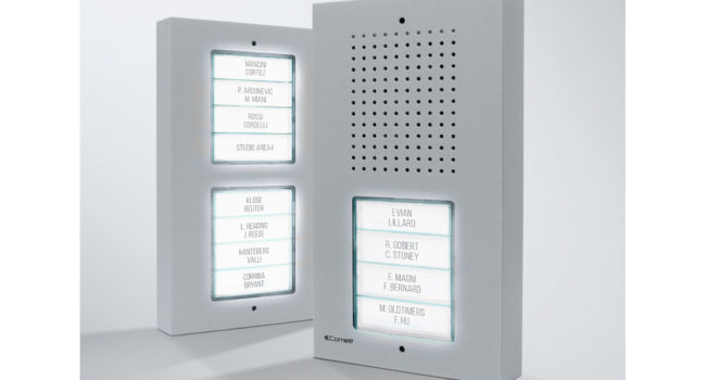 Comelit Ciao, citofono esterno espandibile fino a 72 utenze