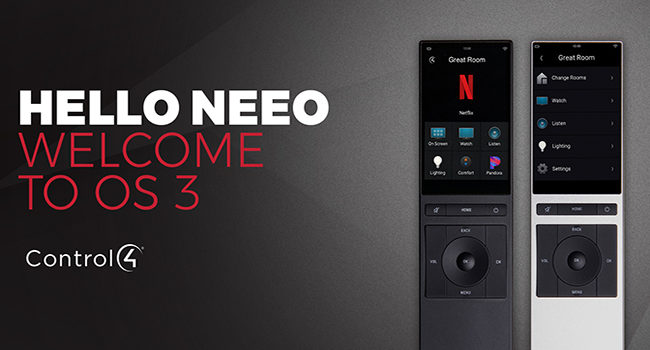 Control4 introduce Neeo, il nuovo remote controller per Smart Home OS3