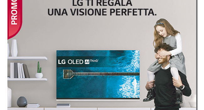 Promozione LG per la festa del papà: il cashback di 200€ è sui TV OLED