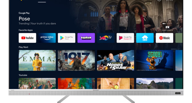 NUOVI ANDROID TV™ ULTRA HD DA SHARP CON TECNOLOGIA QUANTUM DOT