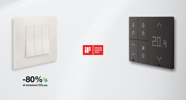 Linea di Vimar si aggiudica un duplice IF Design Award 2024