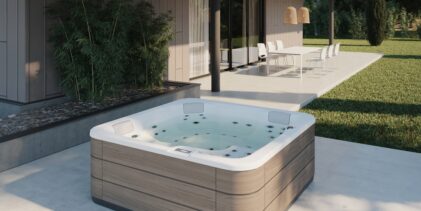 Minipiscine, SPA e pompe di calore Fluidra: per vivere l’outdoor in pieno comfort, anche in autunno