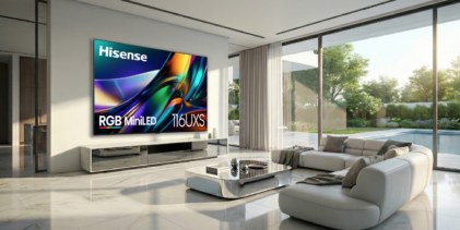 Hisense, nuovo TV RGB MiniLED 116UXS