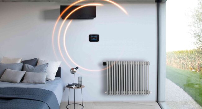 Hybrizone Daikin: climatizzatori e radiatori lavorano insieme